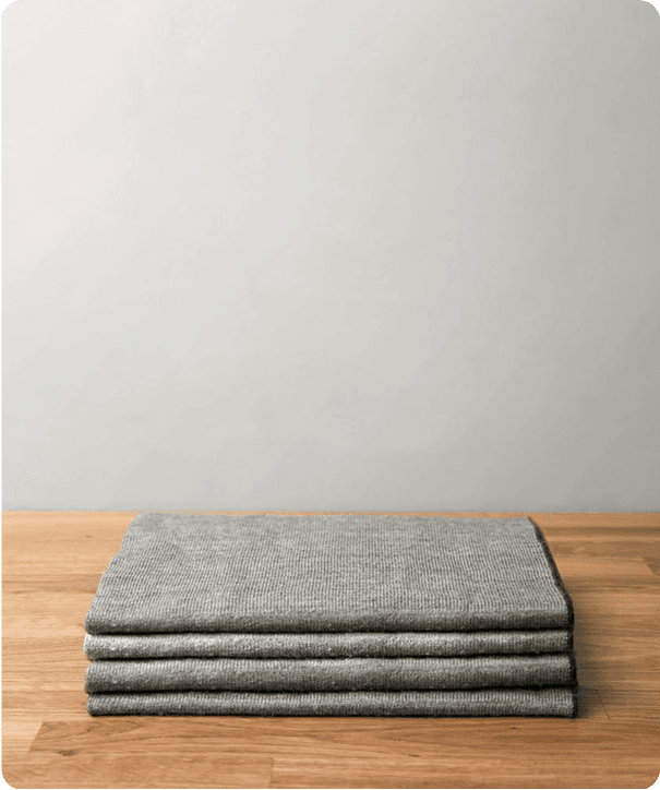 Folded Wool Blankets
