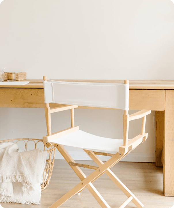 White Director Chair
